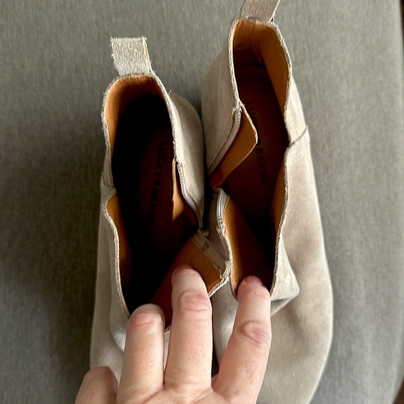 NWT Lucky Brand Suede Booties sz11 - Picture 5 of 8